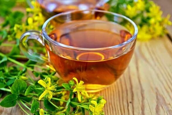 An infusion based on St. John's wort will help get rid of potency problems