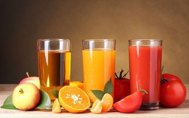 fruit and vegetable juices for potency